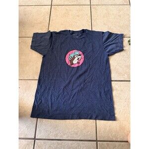 T-Shirt: BUC-EE's - Will Travel For Buc-ee's - Size M Heather Blue Beaver